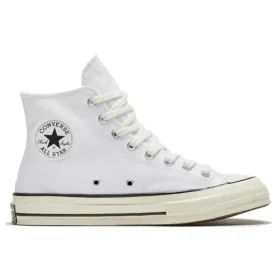 Chuck 70 High “Scripted Signature Print – White Egret”