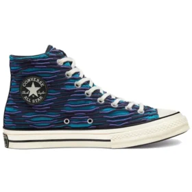 Chuck 70 High “Vibrant Knit – Ocean Depths”