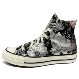 Chuck 70 High “Vintage Floral – Black Silver”