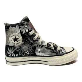 Chuck 70 High “Vintage Floral – Black Silver”
