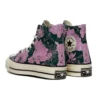 Chuck 70 High “Vintage Floral – Midnight Pink Glaze”