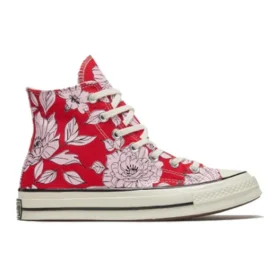 Chuck 70 High “Vintage Floral – University Red”