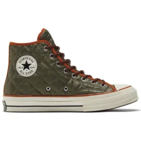 Chuck 70 High “Workwear Quilting – Green Brown”