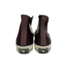 Chuck 70 Leather High “Colorblock – Black Currant”