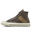 Chuck 70 Leather Overlay High “Engine Smoke”
