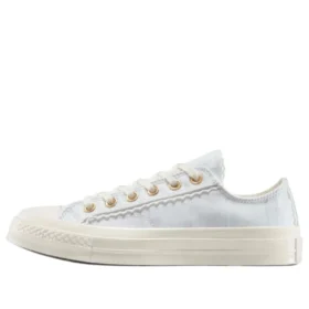 Chuck 70 Low Lace Trim “Egret Barely Grey”