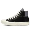 Chuck 70 Mixed Material Hi “Black Egret”