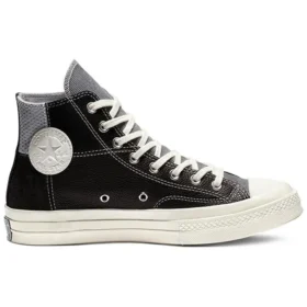 Chuck 70 Mixed Material Hi “Black Egret”
