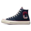 Chuck 70 Plus Fleece C “Navy Purple”