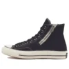 Chuck 70 Side Zip High “Black Egret”