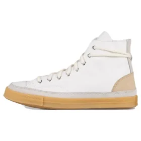 Chuck 70 Suede & Leather High Top “White”