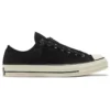 Chuck 70 Zip Low “Embossed Suede – Black Egret”