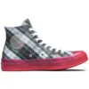 Chuck 70s Hi Plaid Translucent Midsole “Red”