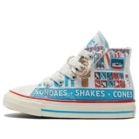 Chuck Taylor All Star 1970s “White Blue Red”