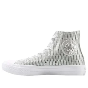 Chuck Taylor All Star 2 High “Perforated Metallic Silver”