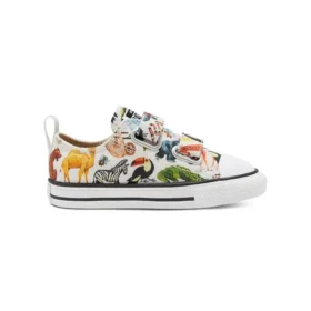 Chuck Taylor All Star 2v Little “White Multi”