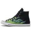 Chuck Taylor All Star “Black Green Flame”
