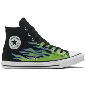 Chuck Taylor All Star “Black Green Flame”