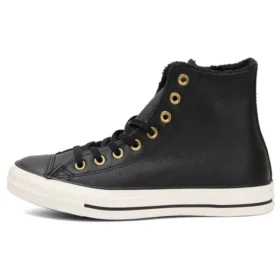 Chuck Taylor All Star “Black Leather Gold”