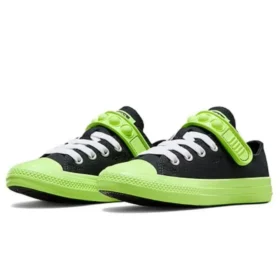 Chuck Taylor All Star Bubble Strap Easy On Hyper Brights Low Top “Black Green”