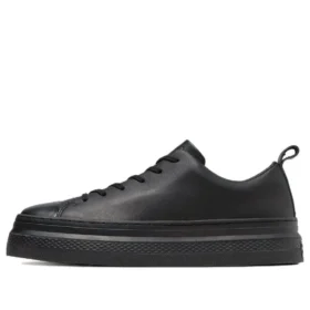 Chuck Taylor All Star Coupe Bateau Ox “Triple Black”