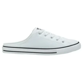 Chuck Taylor All Star Dainty Mule Slip “White”