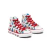 Chuck Taylor All Star Dinosaurs High Top “White Red”