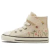 Chuck Taylor All Star Easy-On High “Embroidered Floral Print – Natural Ivory”