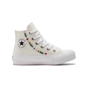 Chuck Taylor All Star EVA Lift Platform High “Floral Embroidery”