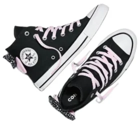 Chuck Taylor All Star Floral Bow “Black Vintage”