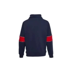 Chuck Taylor All Star Funnel Neck Quarter Zip Crew Sweatshirt Asia Sizing “Navy”