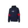 Chuck Taylor All Star Funnel Neck Quarter Zip Crew Sweatshirt Asia Sizing “Navy”