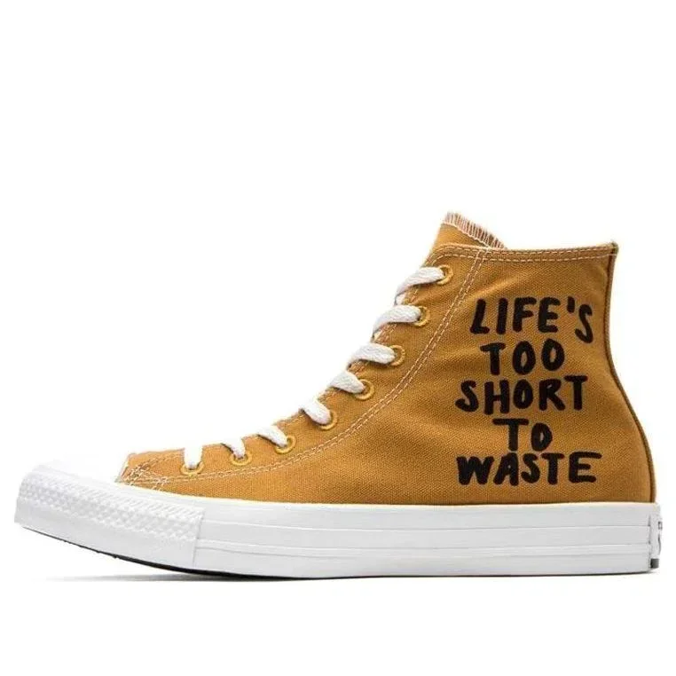 Chuck Taylor All Star Hi Renew “Life”s Too Short To Waste” Chuck Taylor All Star Hi Renew “Life”s Too Short To Waste”