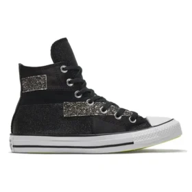 Chuck Taylor All Star High “Black Glitter”