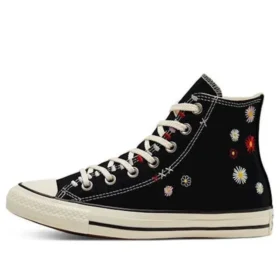 Chuck Taylor All Star High “Daisy Embroidery – Black”