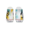Chuck Taylor All Star High Hand Painted Canvas “White Yellow Blue”