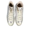 Chuck Taylor All Star High “Leather Silver”