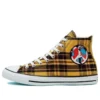 Chuck Taylor All Star High “Plaid Pack – World Peace”