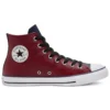 Chuck Taylor All Star High “Seasonal Colorblock – Team Red Obsidian”