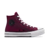 Chuck Taylor All Star High Top Lift Platform Sparkle “Prime Pink”