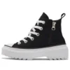 Chuck Taylor All Star High Top Lugged Casual Shoes “Black White”
