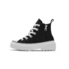 Chuck Taylor All Star High Top Lugged Casual Shoes “Black White”