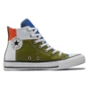 Chuck Taylor All Star High “White Green Red Yellow”