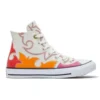 Chuck Taylor All Star LE High Egret Red Orange “White Red”
