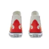 Chuck Taylor All Star LE High Egret Red Orange “White Red”