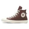 Chuck Taylor All Star Leather Faux Fur Lining “Dark Brown”