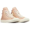 Chuck Taylor All Star Leather Faux Fur Lining “Pink”