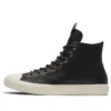 Chuck Taylor All Star Leather High “Black Egret”