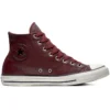 Chuck Taylor All Star Leather High Top “Red White”