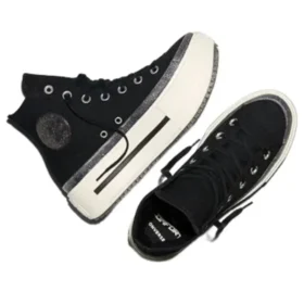 Chuck Taylor All Star Lift Double Stack Platform Jelly “Black Egret”